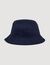 Bucket hat katoen met patch
