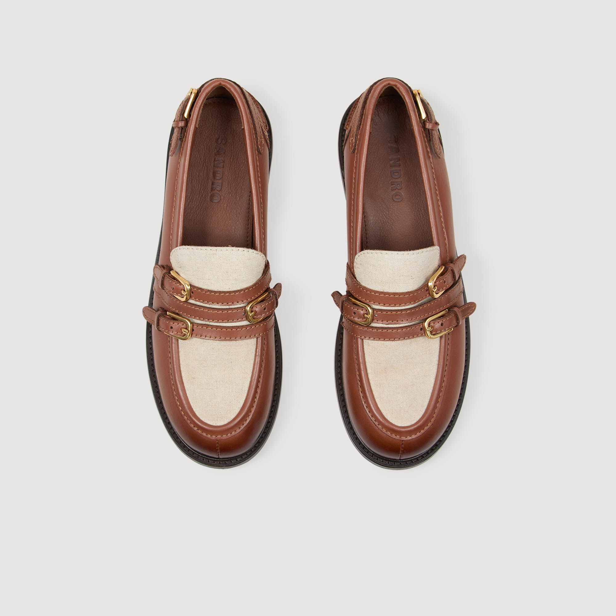 Mocassins lakleer