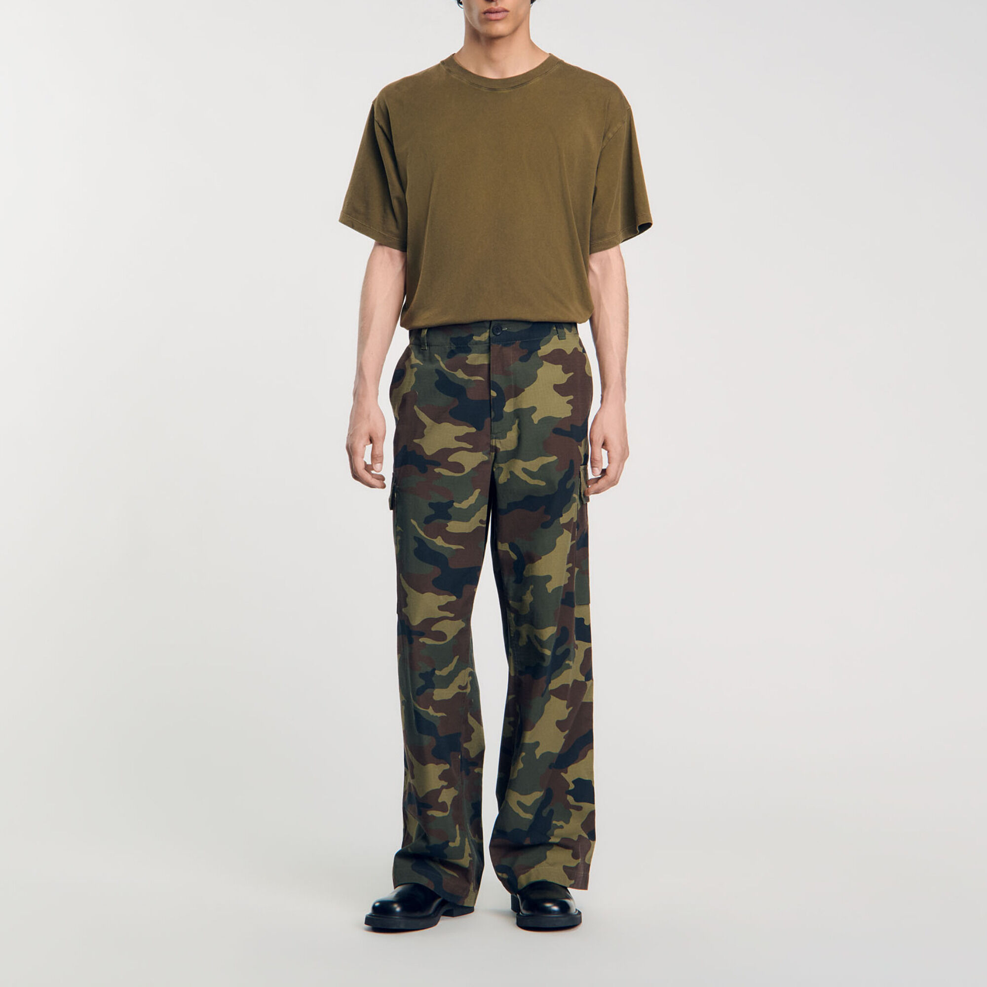 Cargobroek camouflage - Man | Sandro