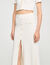 Lange rok tricot pointelle