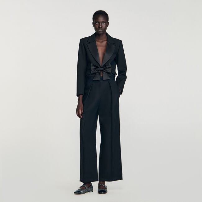 Wijde broek met elastische taille
