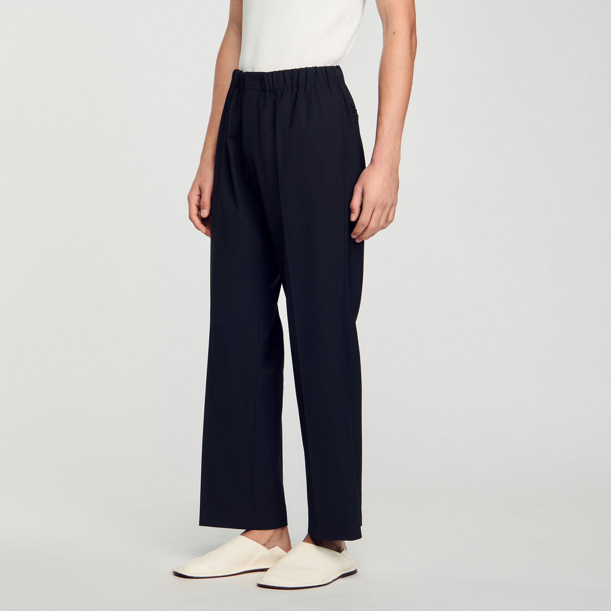Pantalon wijdvallend