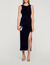 Lange jurk met split en stras - Vrouw | Sandro