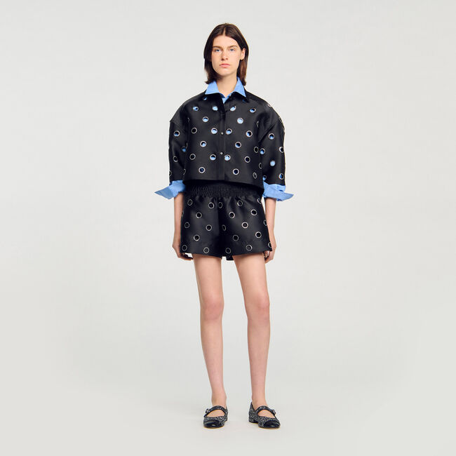 Short met stras