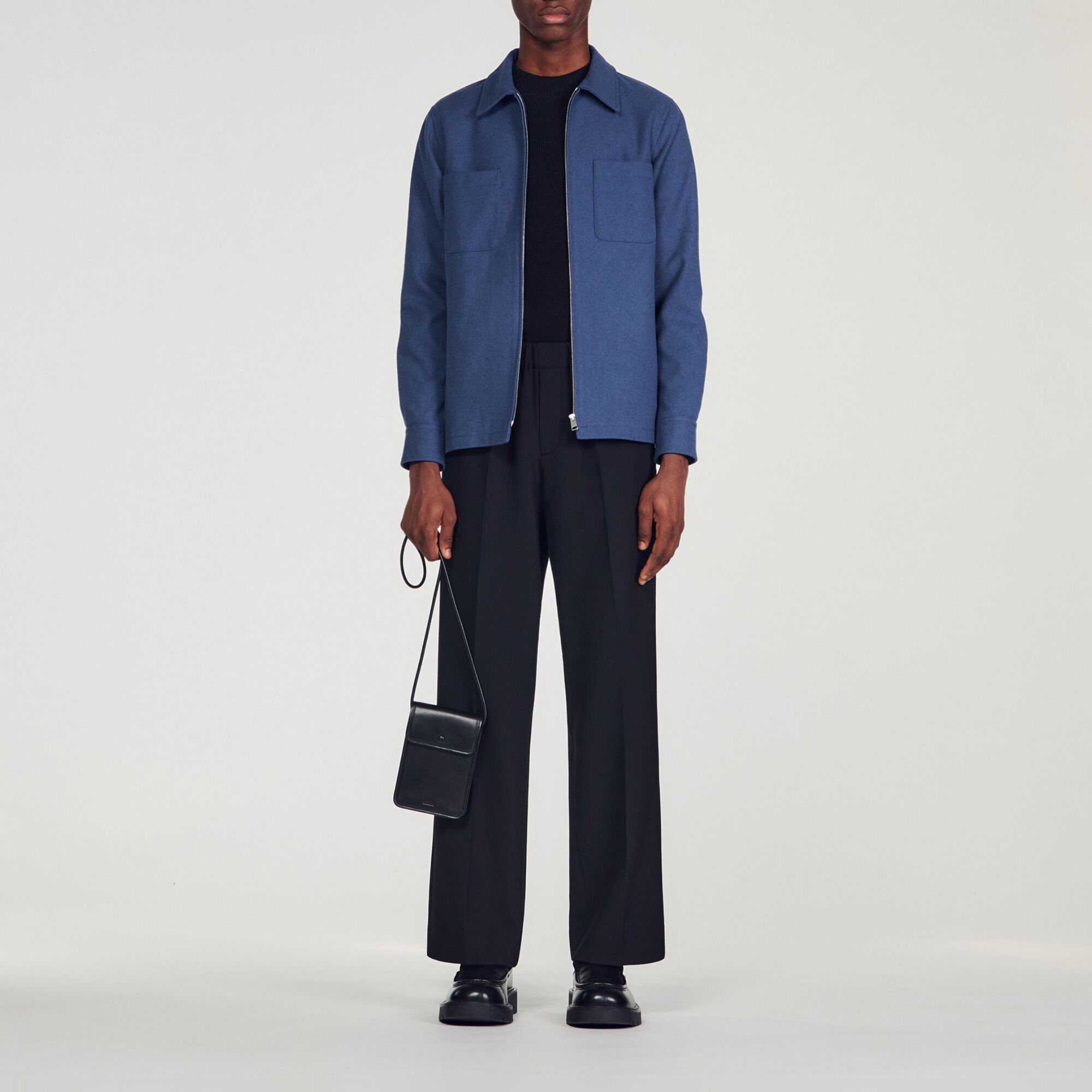 Overshirt van wol