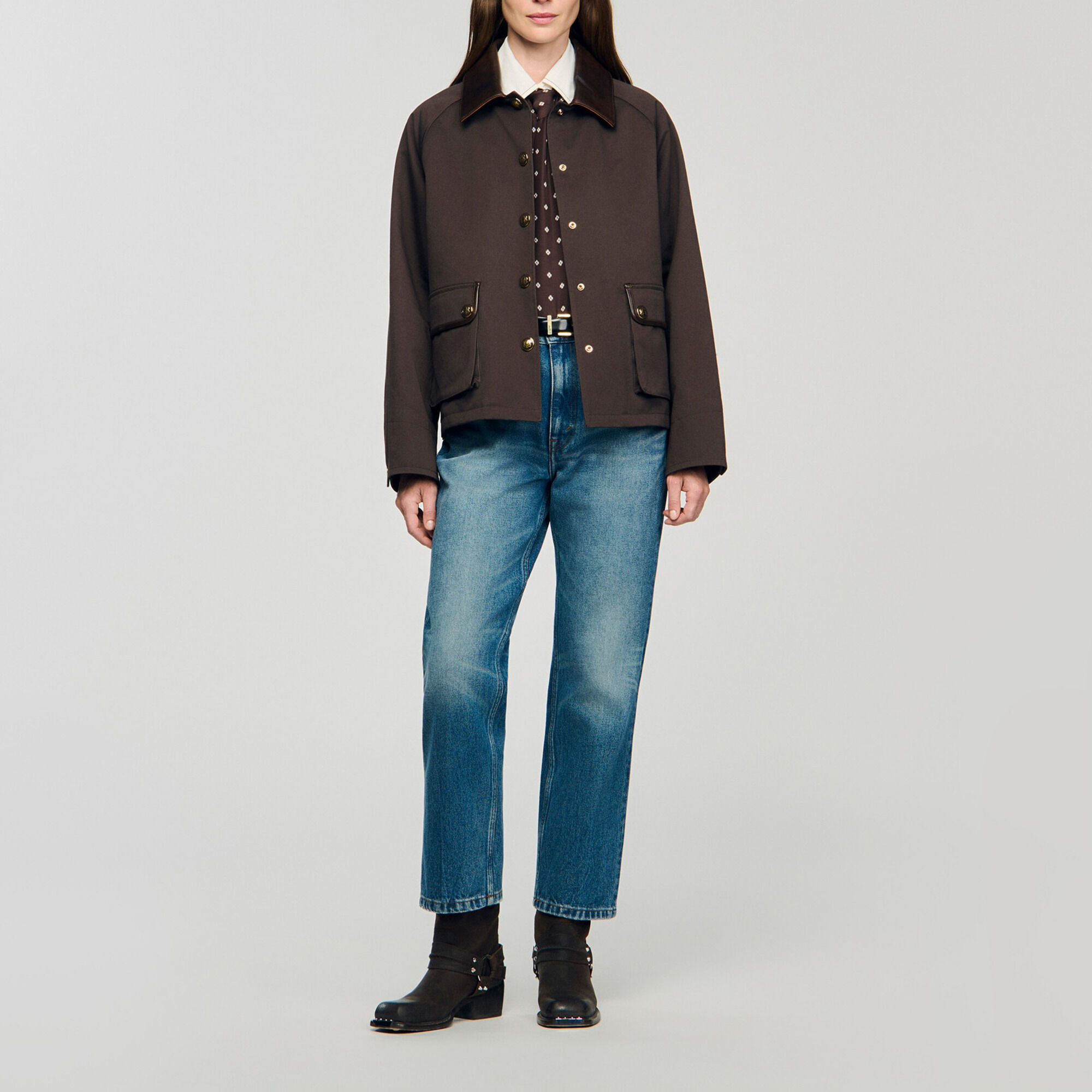 Gabardine jas - Vrouw | Sandro