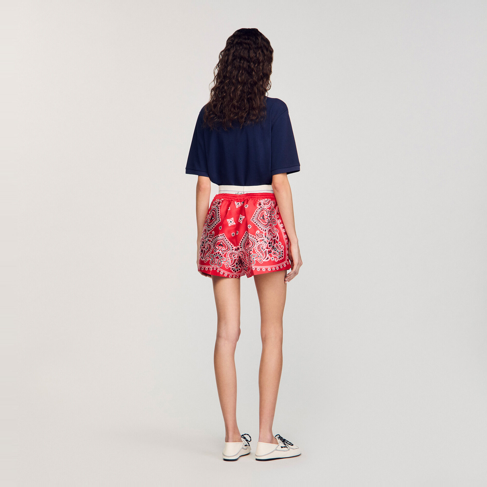 Short bandana print