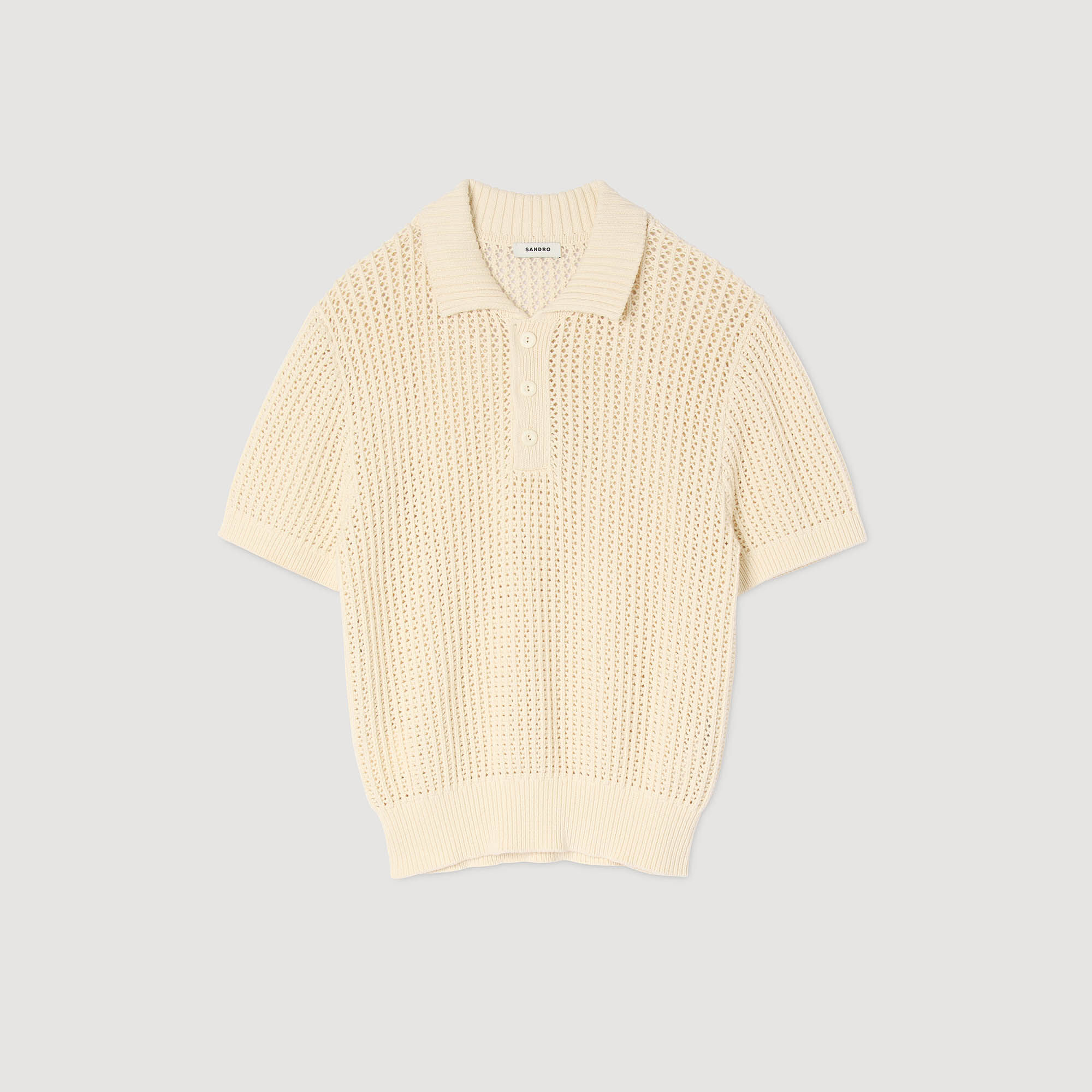 Katoenen poloshirt met polokraag