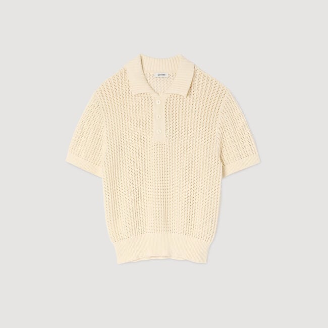 Katoenen poloshirt met polokraag