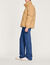 Oversized donsjack in technische stof
