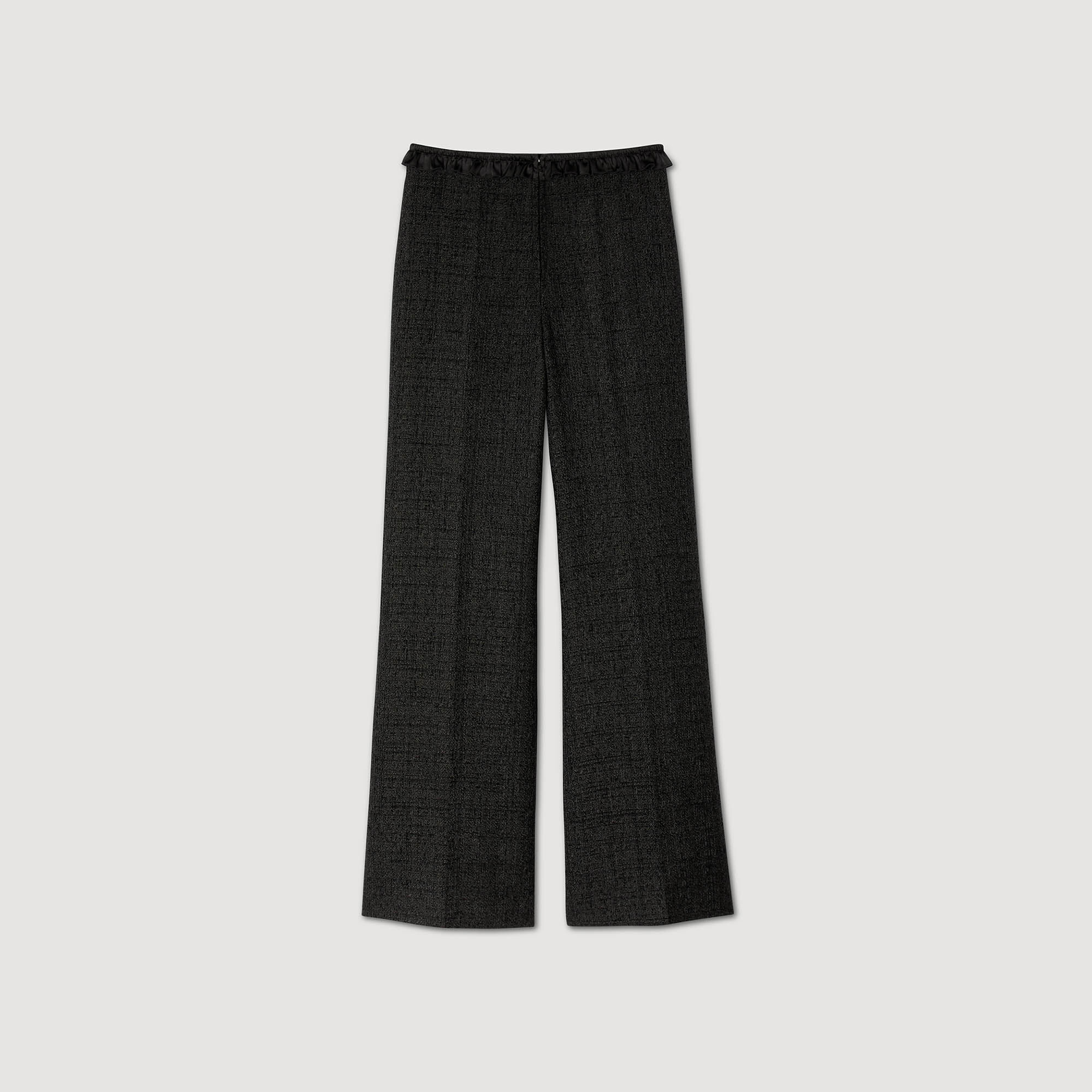 Tweed kostuumbroek