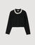 Cardigan vest kraag met parels