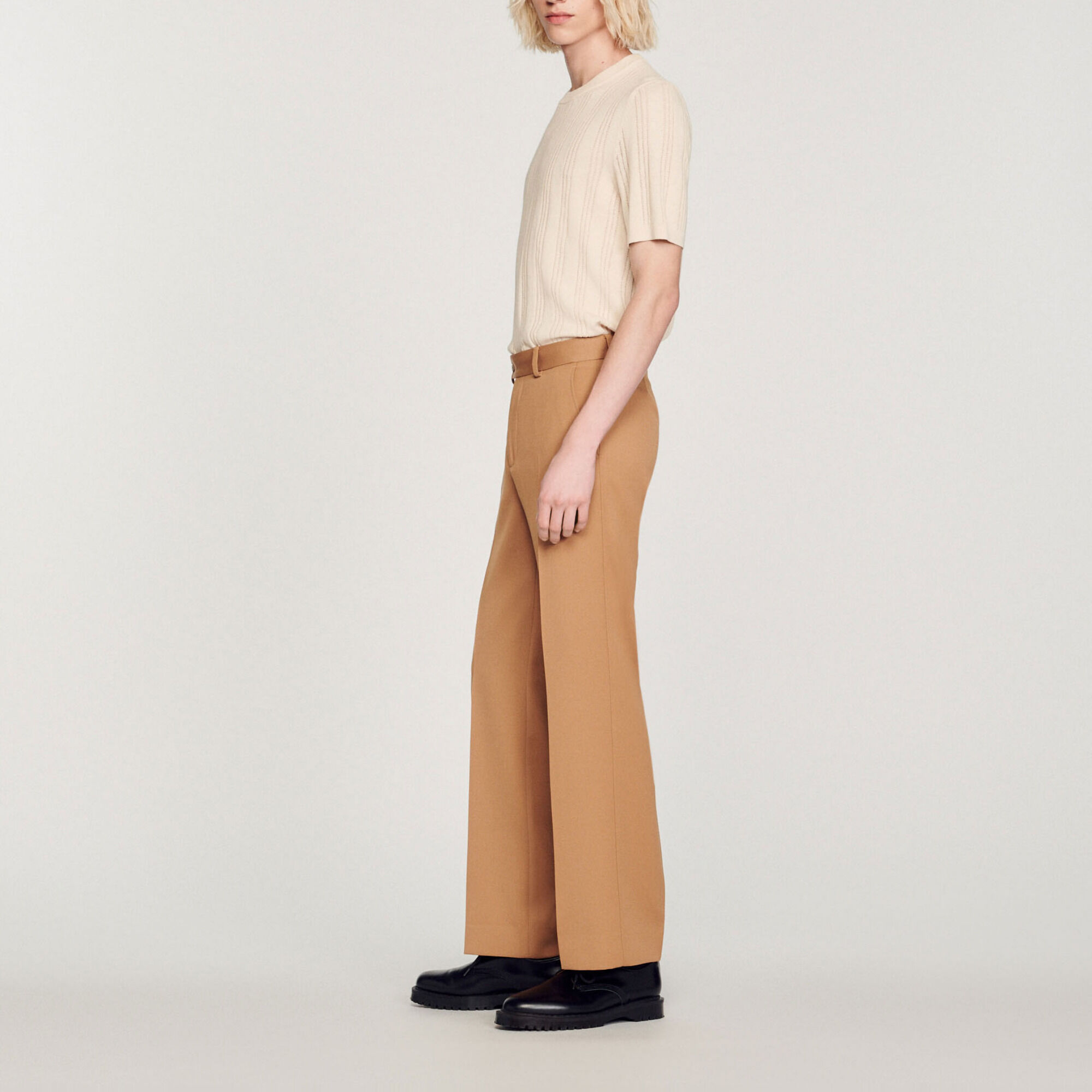 Pantalon van gemengde wol