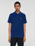 Poloshirt met leren logo