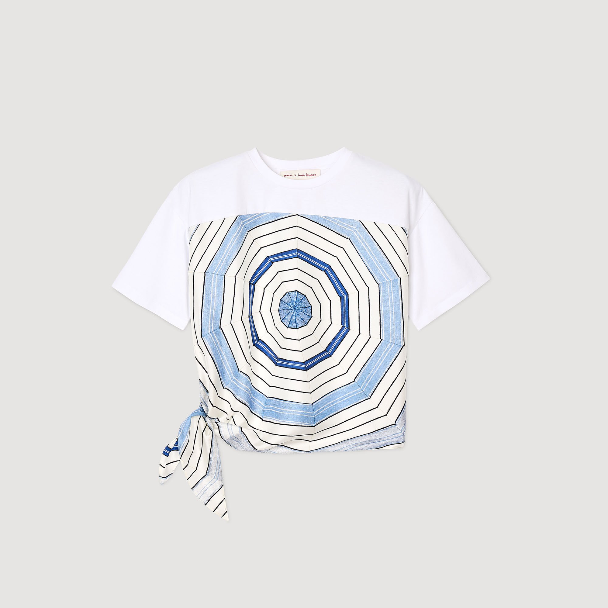 T-shirt met Spirales print