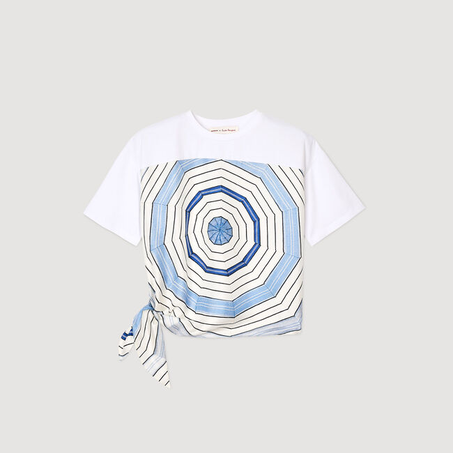 T-shirt met Spirales print