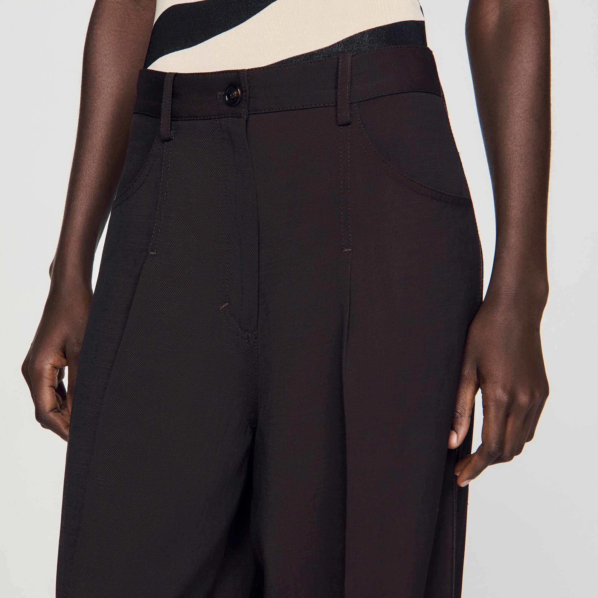 Wijdvallende pantalon