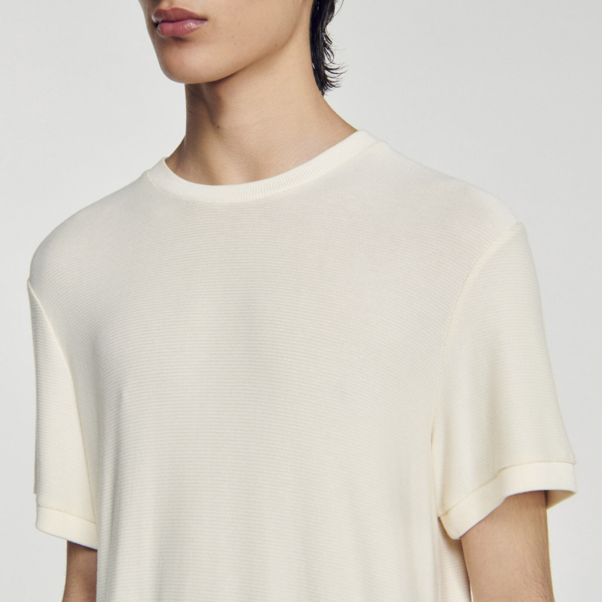 T-shirt met ronde hals