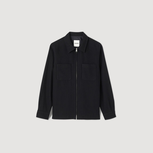 Overshirt van wol - Man | Sandro