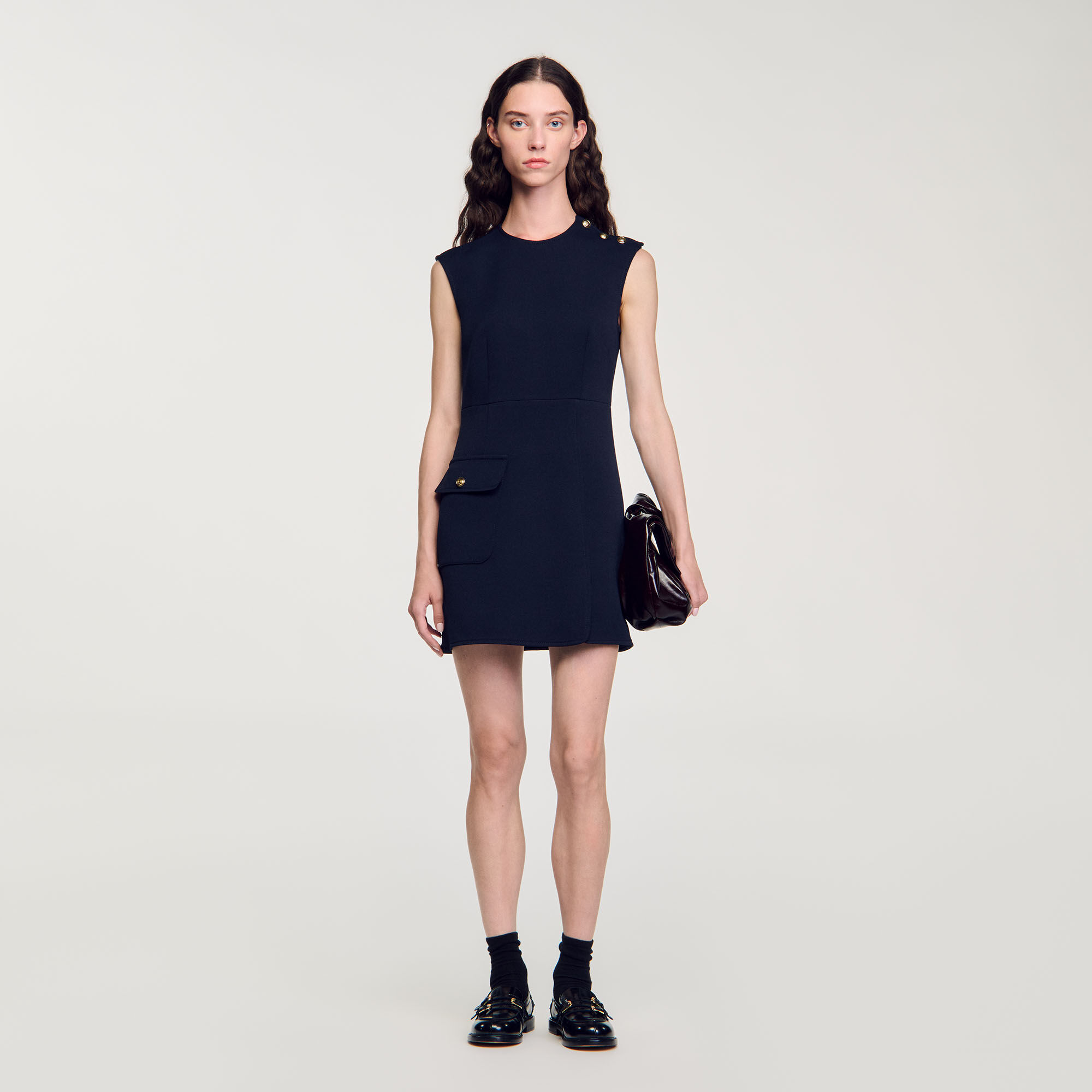 Sandro jurk blauw on sale