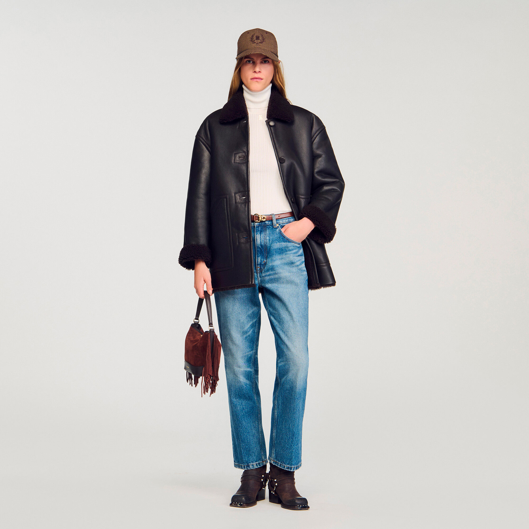 Jas van shearling