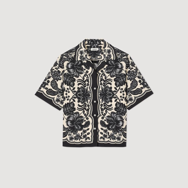 Overhemdblouse bloemenprint