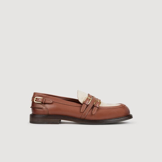 Mocassins lakleer
