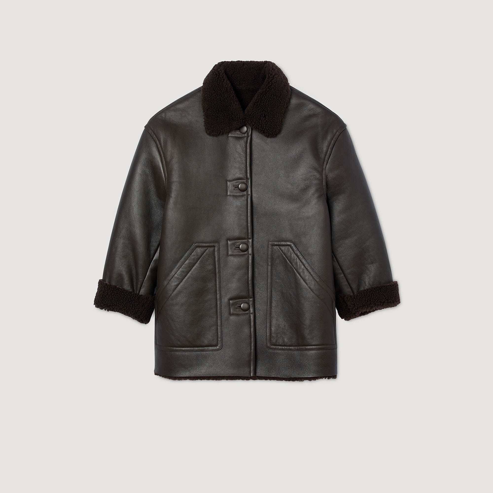 Jas van shearling