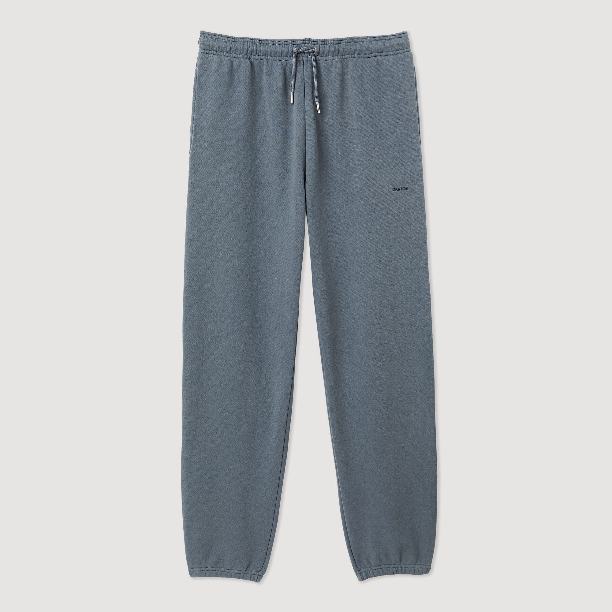 Molton joggingbroek met borduursel