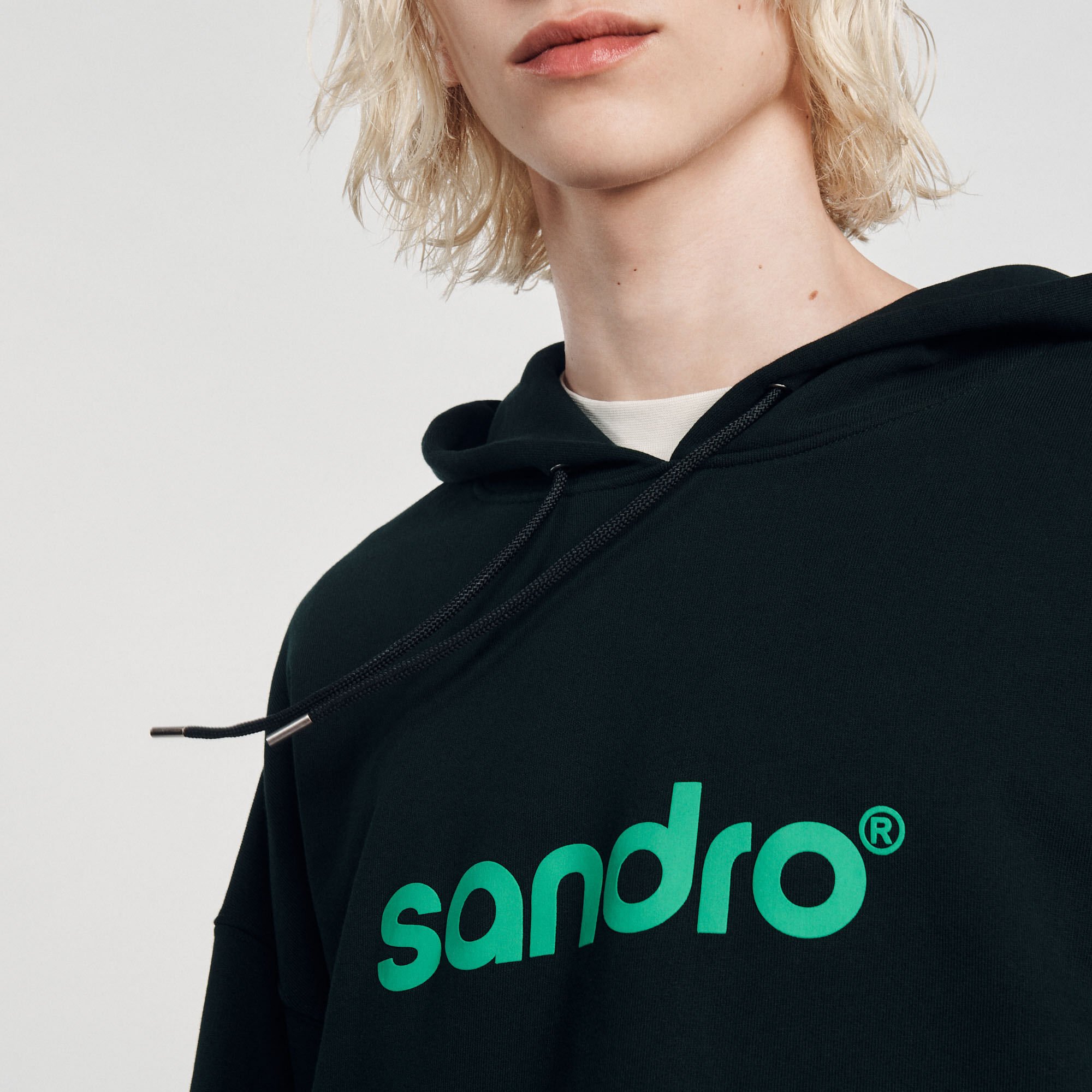 Oversized hoody met logo