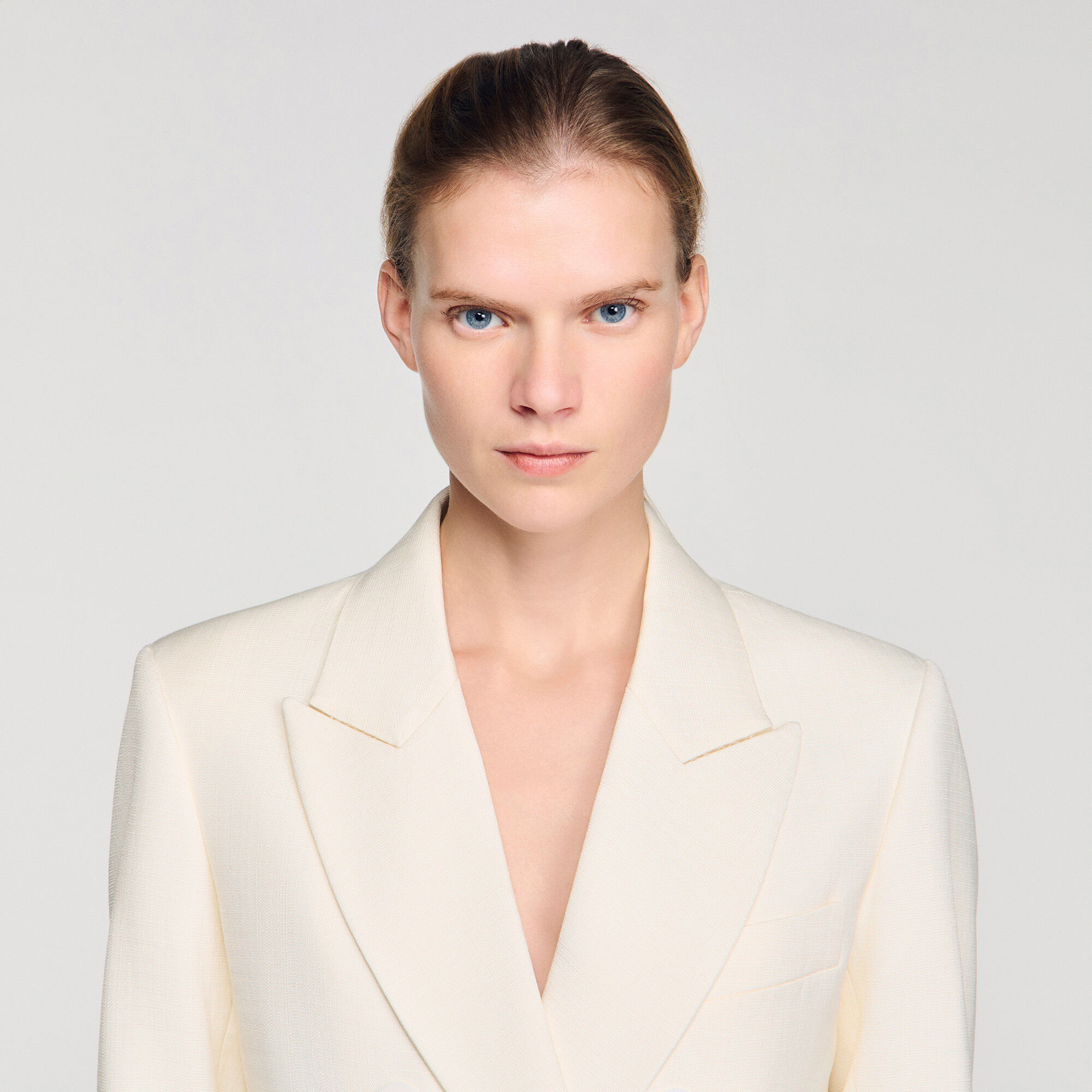 Gekruiste getailleerde blazer