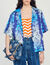 Blouse met Hawa&iuml;-print