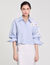 Overhemdblouse gestreept