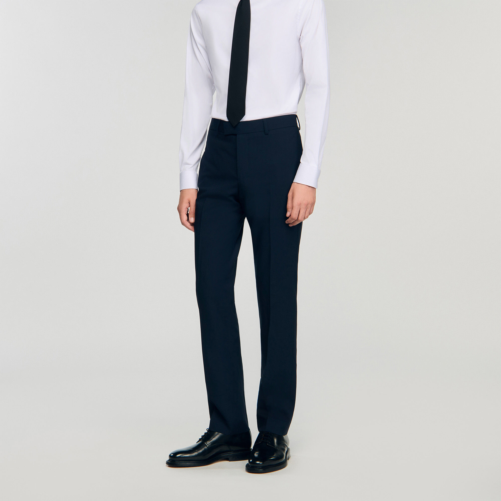 Wollen pantalon kostuum
