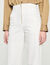Wijde canvas pantalon