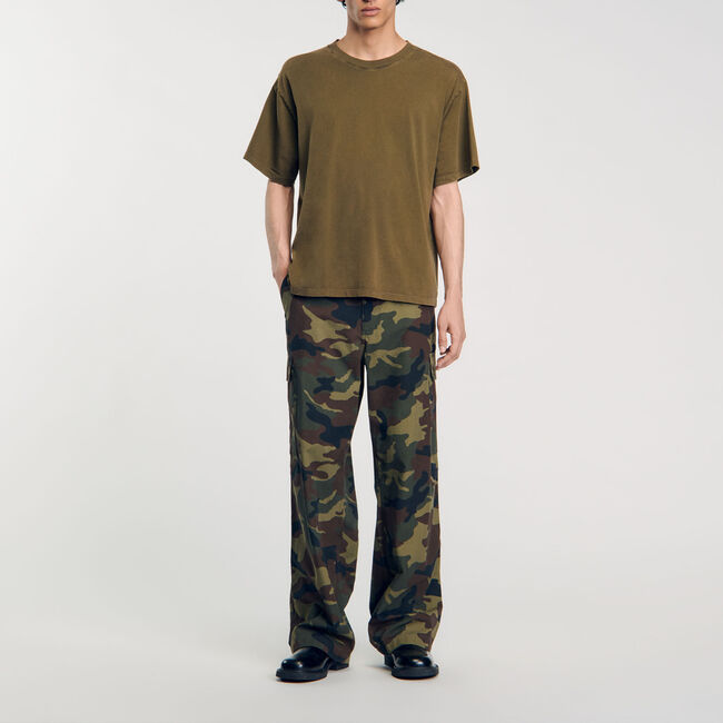 T-shirt stone wash stijl