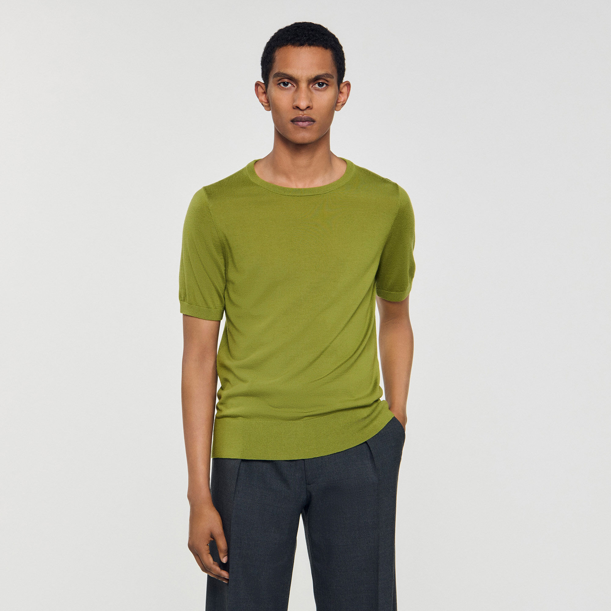 T-shirt van soepel breisel