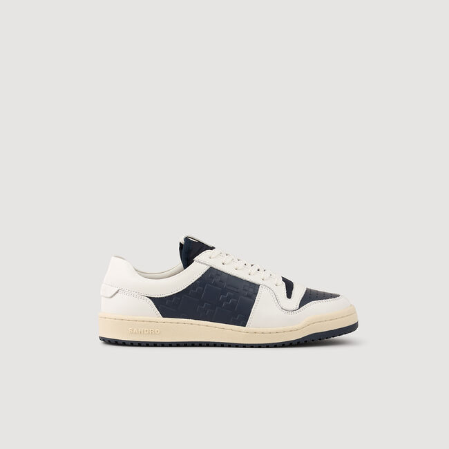 Sneakers laag leer