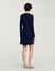 Korte jurk tricot knoopsluiting