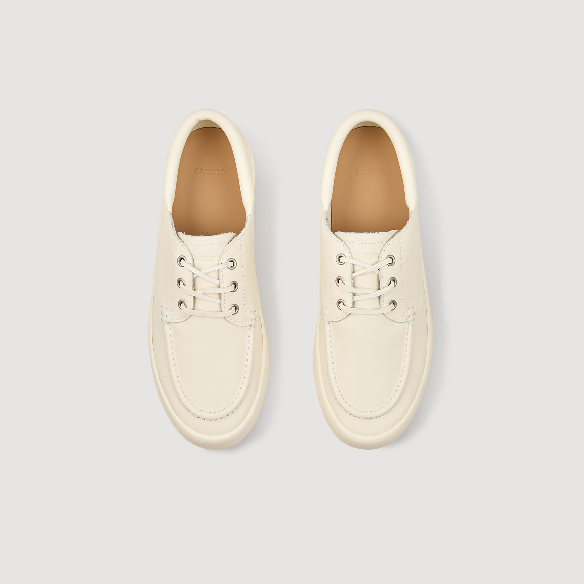 Bootschoenen leer
