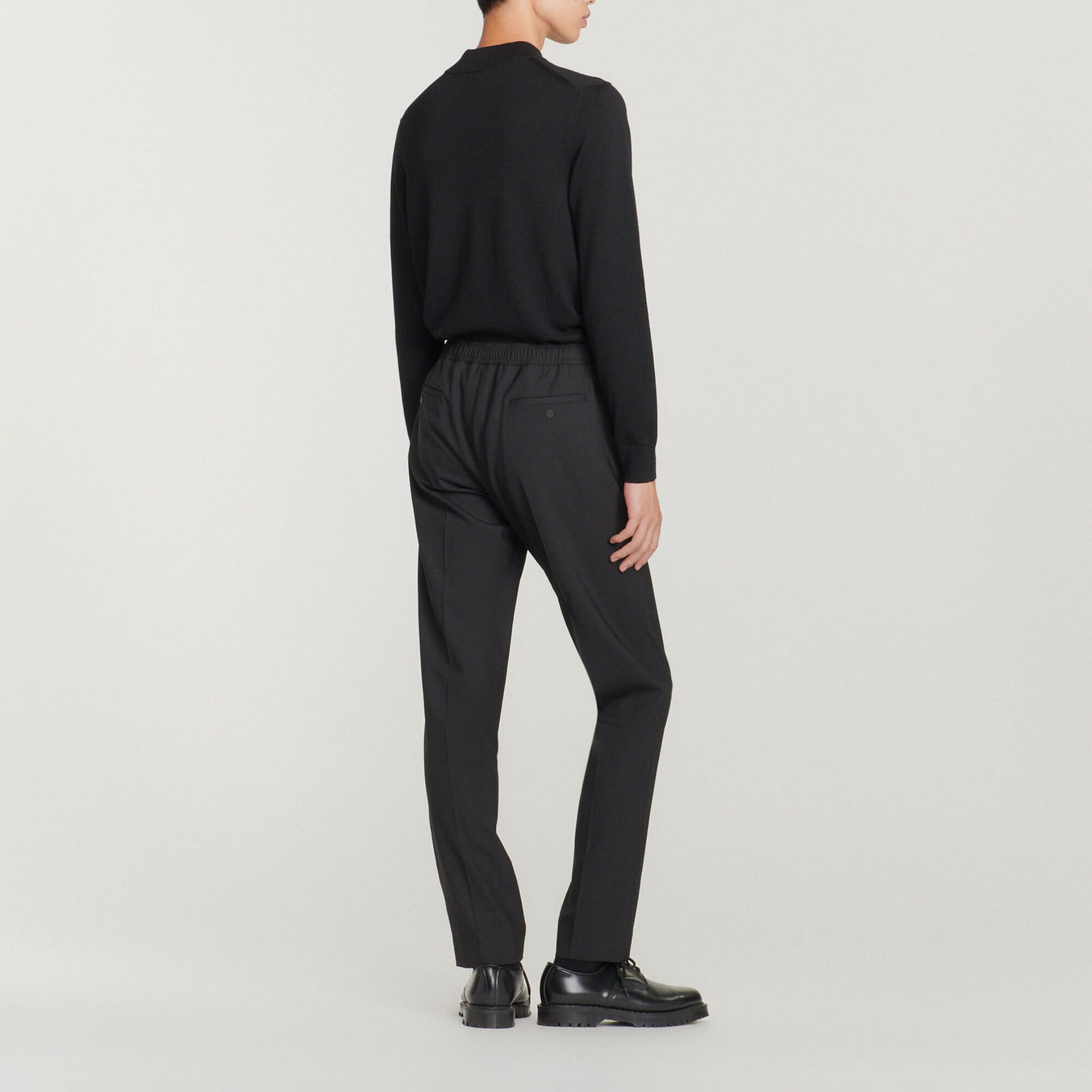 Trousers with elasticated waist