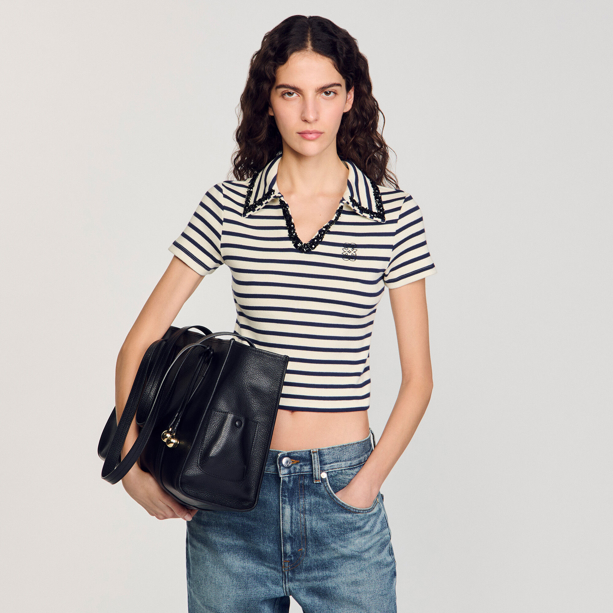 Shopper tote bag soepel leer