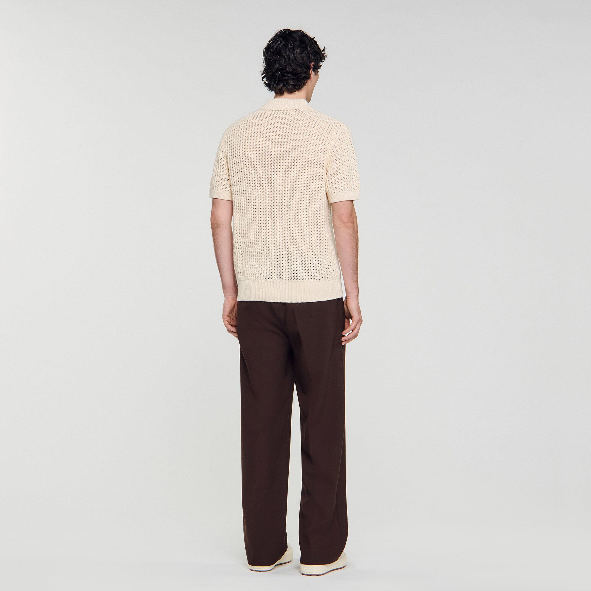 Katoenen poloshirt met polokraag