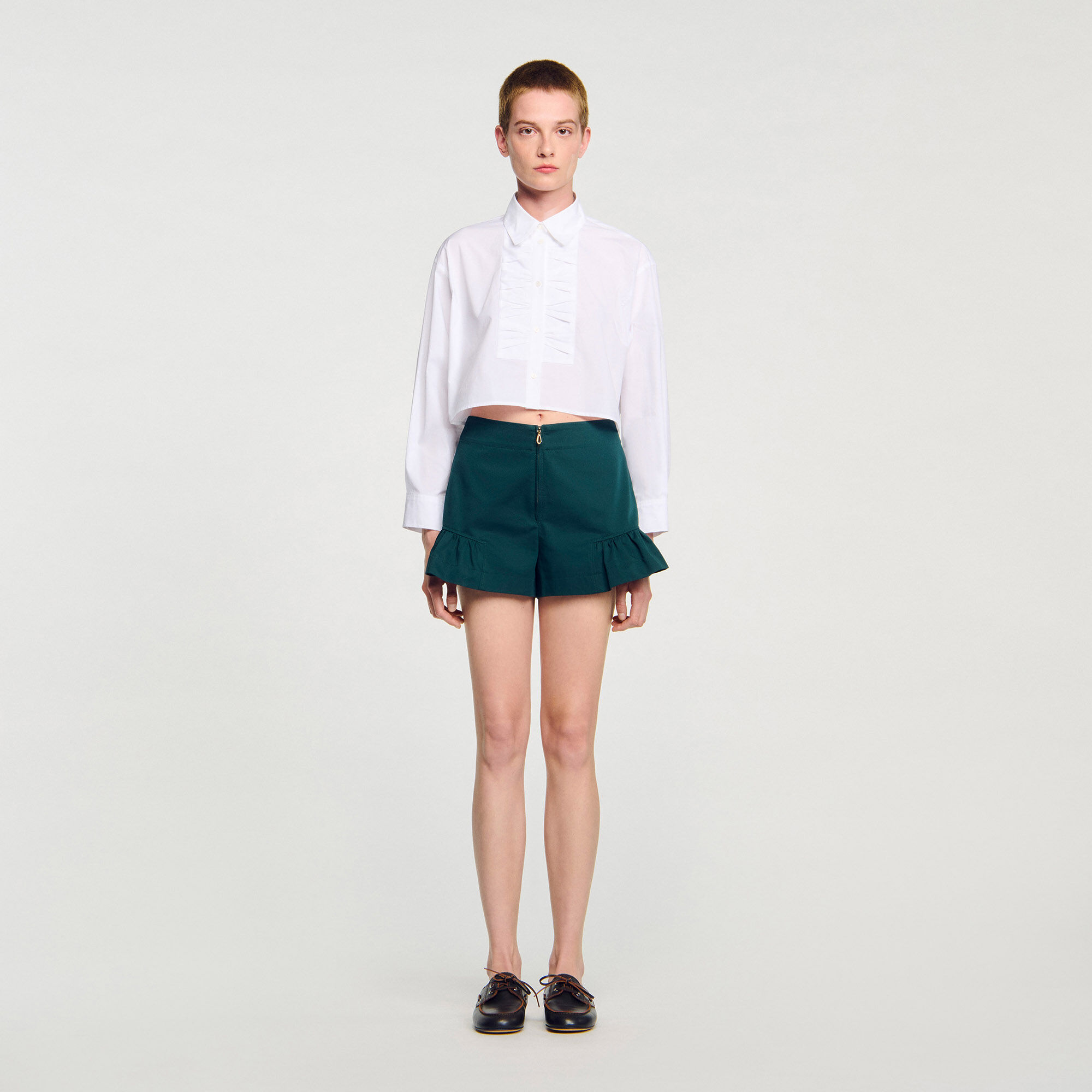 Short met volants