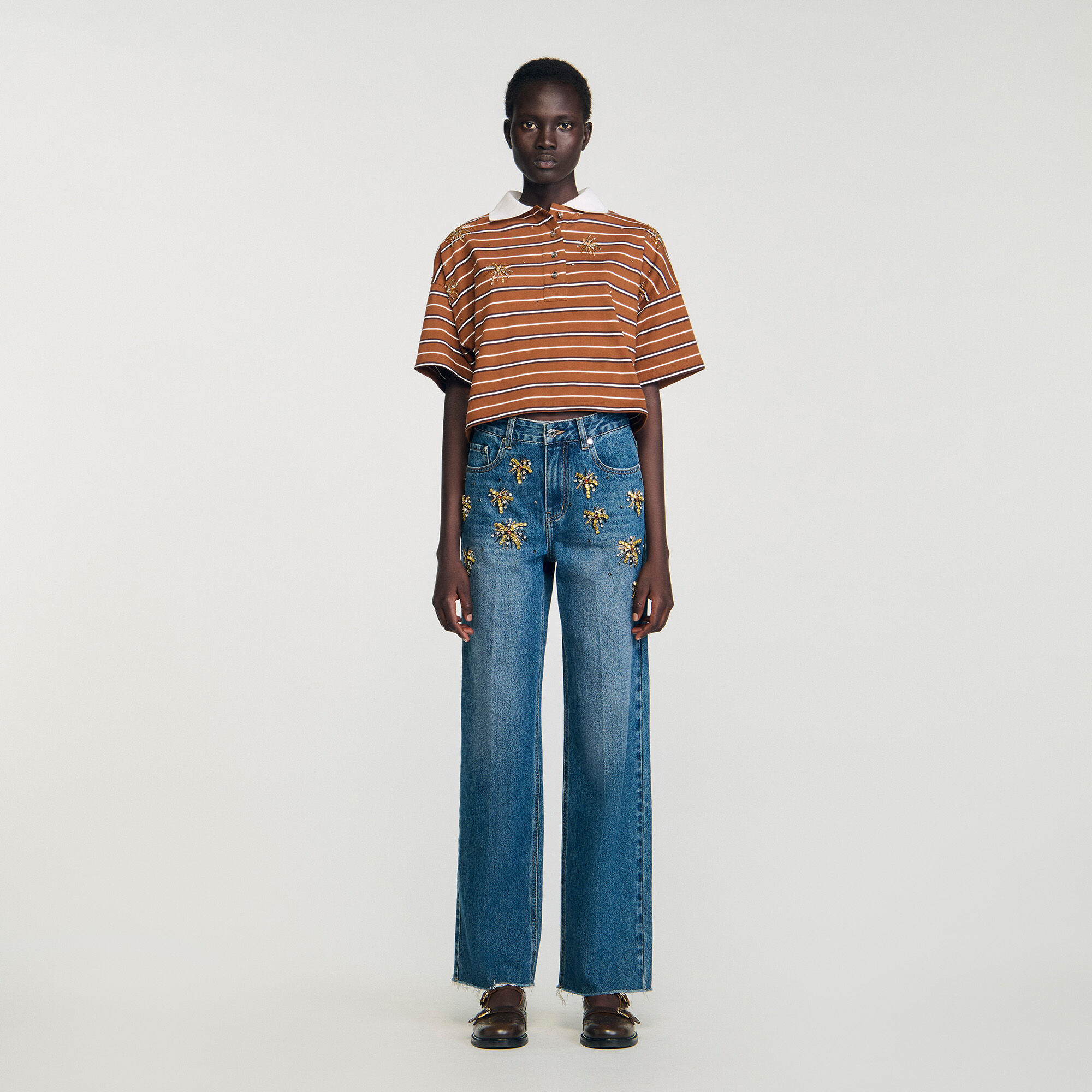 Jeans met stras