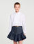 Korte overhemdblouse met strik