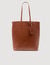Shopper van leer