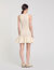 Korte jurk tricot met volants
