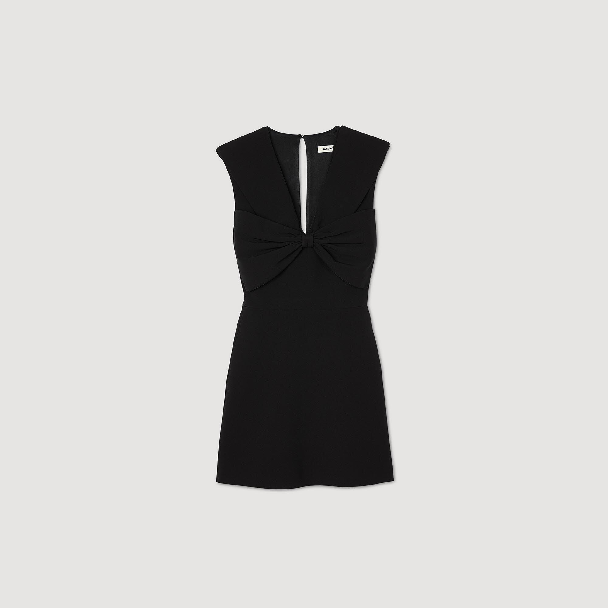 Korte jurk met strik