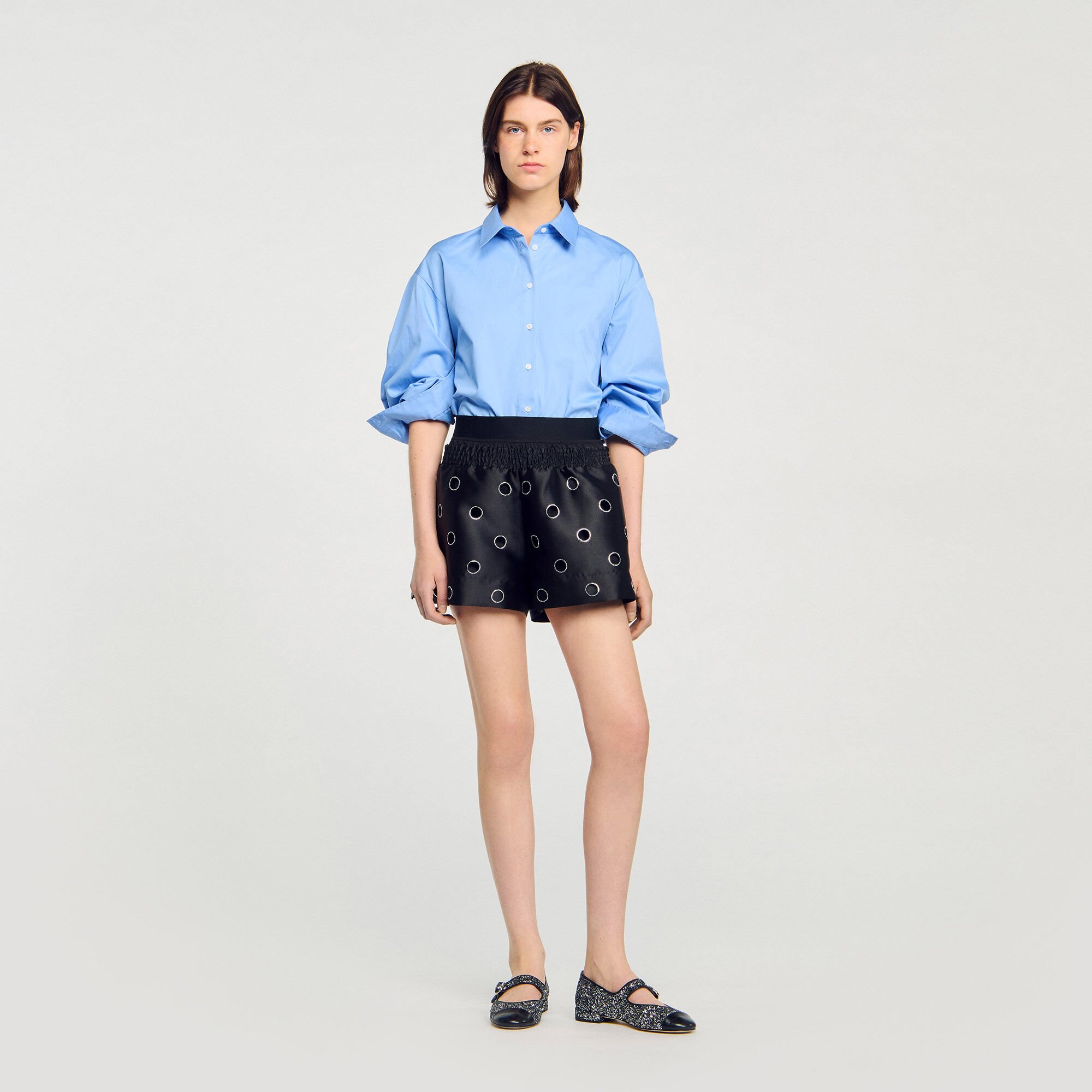 Short met stras